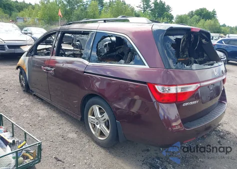 2012 Honda Odyssey Touring/Touring Elite from USA, damaged, VIN 5FNRL5H95CB040384